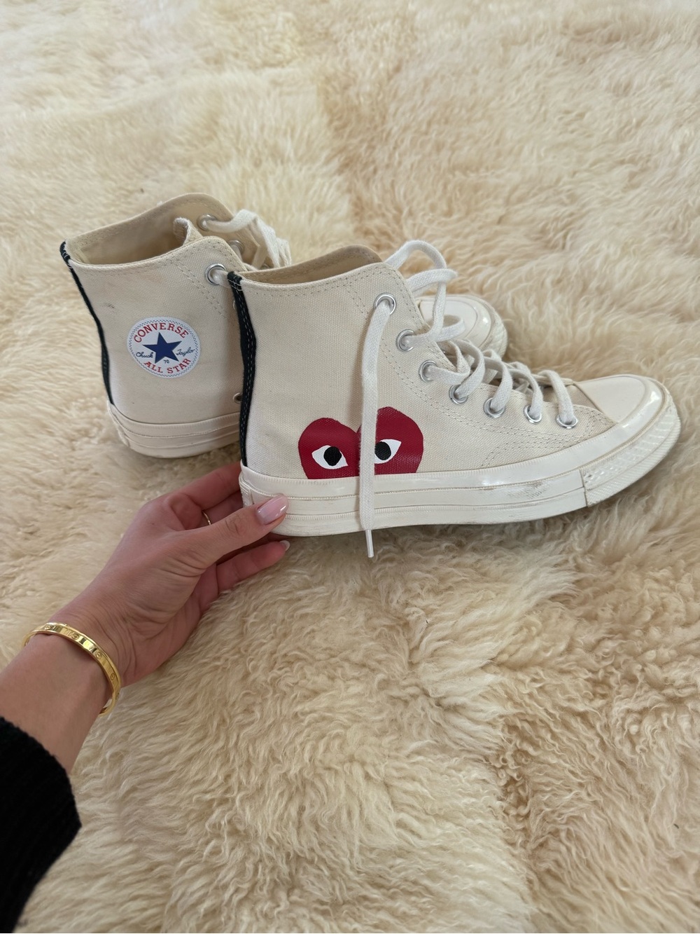 Comme des Garçons PLAY Converse Women's Chuck Taylor All Star High-Top Sneakers